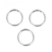 Jumprings closed 5x0.6mm 925 Sterling Silver x20|raw }}