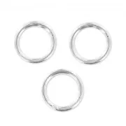 Jumprings closed 5x0.6mm 925 Sterling Silver x20