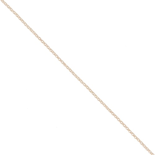 1.9mm jaseron mesh chain - Rose Gold x1m