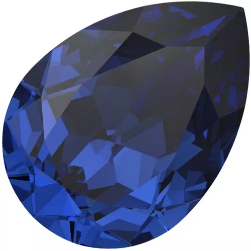 18x13mm PureCrystal 4320 Cabochon - Reinvented Dark Sapphire x1