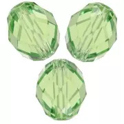 Beads - Olive Briolette PureCrystal 5044 perle olive 9.5x8 mm - Reinvented Peridot x1 Olive Briolette PureCrystal 5044 perle olive 9.5x8 mm - Reinvented Peridot x1