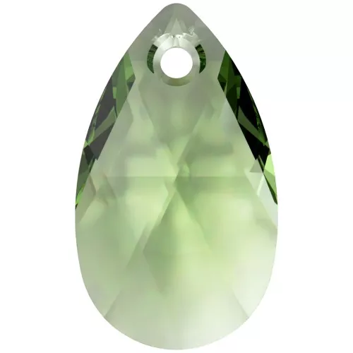 16mm PureCrystal 6106 Teardrop - Reinvented Peridot x1
