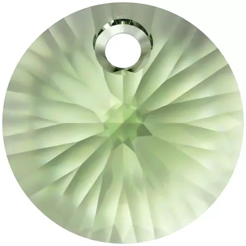 8mm PureCrystal 6428 Pendant - Reinvented Peridot x1