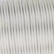 0.81 mm semi-hard textured round copper wire - Silver-plated, tarnish-resistant x 13.7 m
