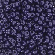 Preciosa Seed beads 8/0 3 mm - Opaque Dark Blue x20g