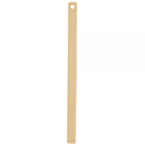 38x2.5mm Rectangle pendant for engraving - Gold filled x1