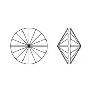 PureCrystal 1122 Rivoli Round Stone 12mm Crystal AB