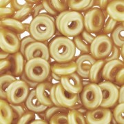 O Bead 4 mm Pastel Amber x5g|raw }}