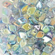 Dragon Scale Bead 1.5x5 mm Crystal Blue Rainbow x5g|raw }}