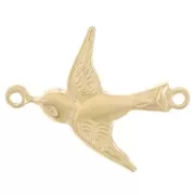 20x17mm Swallow spacer - Gold filled x1