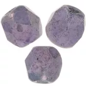 Facets 3 mm Chalk White Lila Vega Luster x50