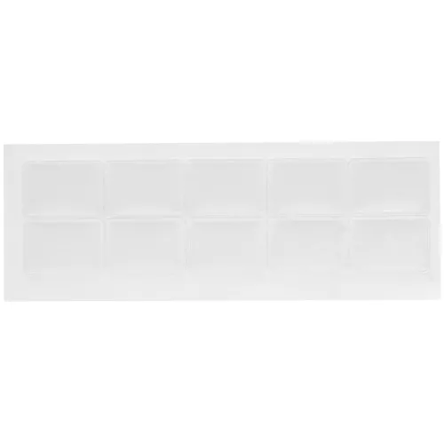 19x31mm Transparent adhesive pockets for necklace & bracelet chains x50