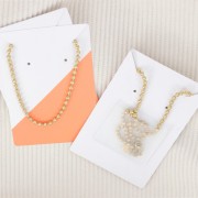 30x38mm Transparent adhesive pouches for necklace & bracelet chains x50