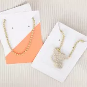 30x38mm Transparent adhesive pouches for necklace & bracelet chains x50