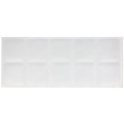 42x45mm clear adhesive pockets for necklace & bracelet chains x50