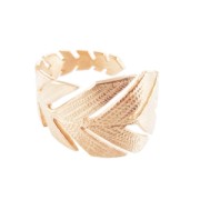 ring Leave golden rose x1