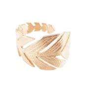 ring Leave golden rose x1