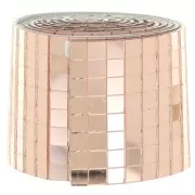 Roll of 1600 square adhesive mirror mosaics 5x5 mm in glass - Rose Gold x1