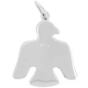 22.5x19mm 925 Sterling Silver Ethnic eagle pendant x1