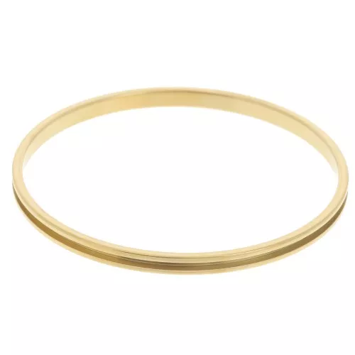 4x62mm Stainless steel 304 Grommet for weaving Delica 11/0 - 1 row 1.5mm - Gold x1