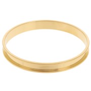 8x62mm Stainless steel 304 Bracelet for weaving Delica 11/0 3 rows 5.2mm Gold x1|raw }}