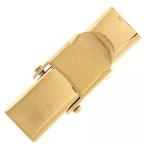 6mm 304 stainless steel lace clasp - gold x1