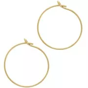 20mm 304 stainless steel decorating hoop - Gold x2