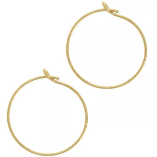 20mm 304 stainless steel decorating hoop - Gold x2