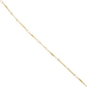 2.6mm Stainless steel 304 Chain - Gold x50cm