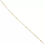 2.6mm Stainless steel 304 Chain - Gold x50cm
