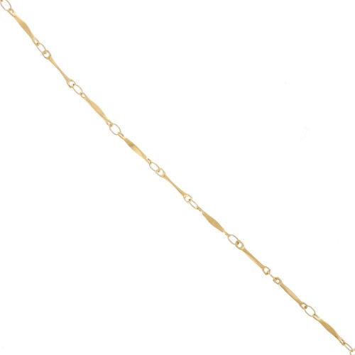 2.6mm Stainless steel 304 Chain - Gold x50cm