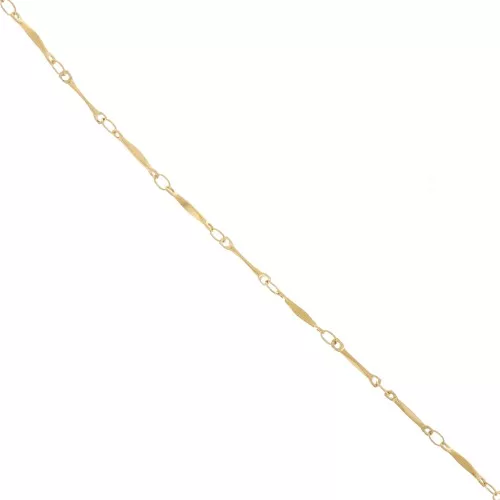 2.6mm Stainless steel 304 Chain - Gold x50cm