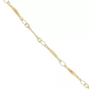 2.6mm Stainless steel 304 Chain - Gold x50cm