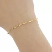 2.6mm Stainless steel 304 Chain - Gold x50cm