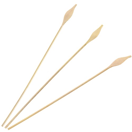 51x0.7mm Spearhead pins - Gold Tone x10