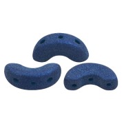 5x10mm Arcos® glass beads by Puca® - Trendy Royal Blue Mat x10g|raw }}