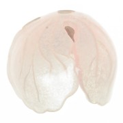 14mm acrylic flower bead - Powder pink x1