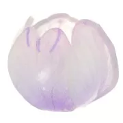 Perle fleur 15 mm en plastique - Lilas x1