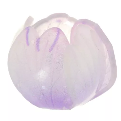 15mm Plastic flower bead - Lilac x1