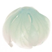 15mm Plastic flower bead - Water green x1