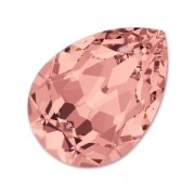 PureCrystal 4320 Pear Fancy Stone 14x10mm Blush Rose x1|raw }}