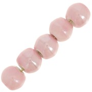 6.5mm Round ceramic beads - Pink x20|raw }}