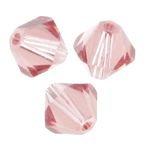 PureCrystal 5328 Crystal Bicones 6mm Blush Rose x20