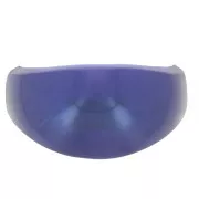 Nignt Blue - Accessoire pour cheveux - pour chouchou élastique - 52x28 mm en résine Bleu nuit métallisé Accessoire pour cheveux - pour chouchou élastique - 52x28 mm en résine Bleu nuit métallisé