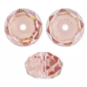 PureCrystal 5040 Flat rounds 4mm Blush Rose x20