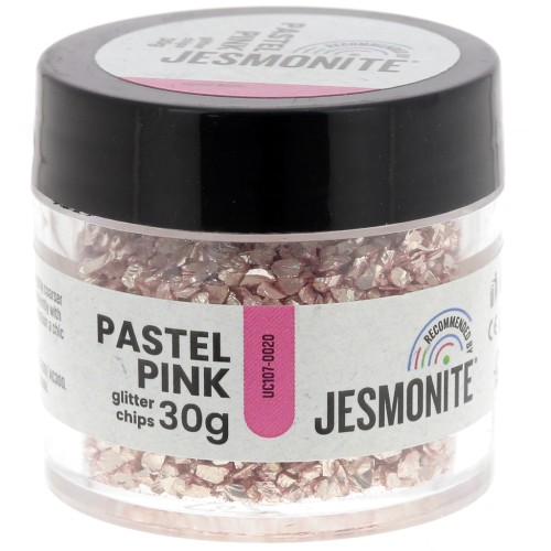 Glitter potato chips - Jesmonite - Pastel pink x30g