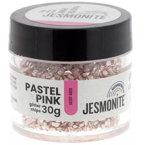 Glitter potato chips - Jesmonite - Pastel pink x30g