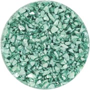 Glitter Chips in a Bottle - Jesmonite - Emerald Green x30g