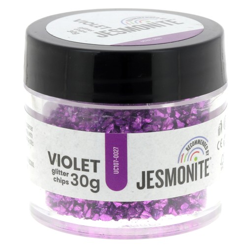 Glitter potato chips - Jesmonite - Violet x30g
