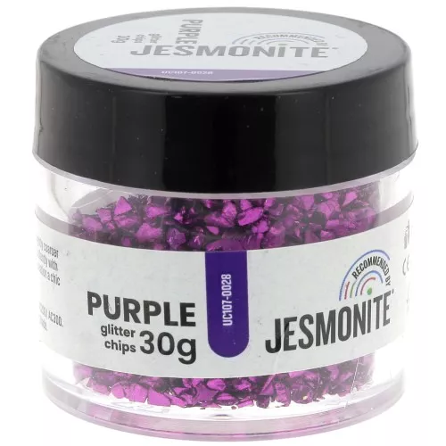 Glitter Chips in Bottle - Jesmonite - Mauve x30g